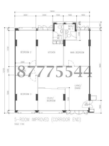 Blk 256 Pasir Ris Street 21 (Pasir Ris), HDB 5 Rooms #153384672